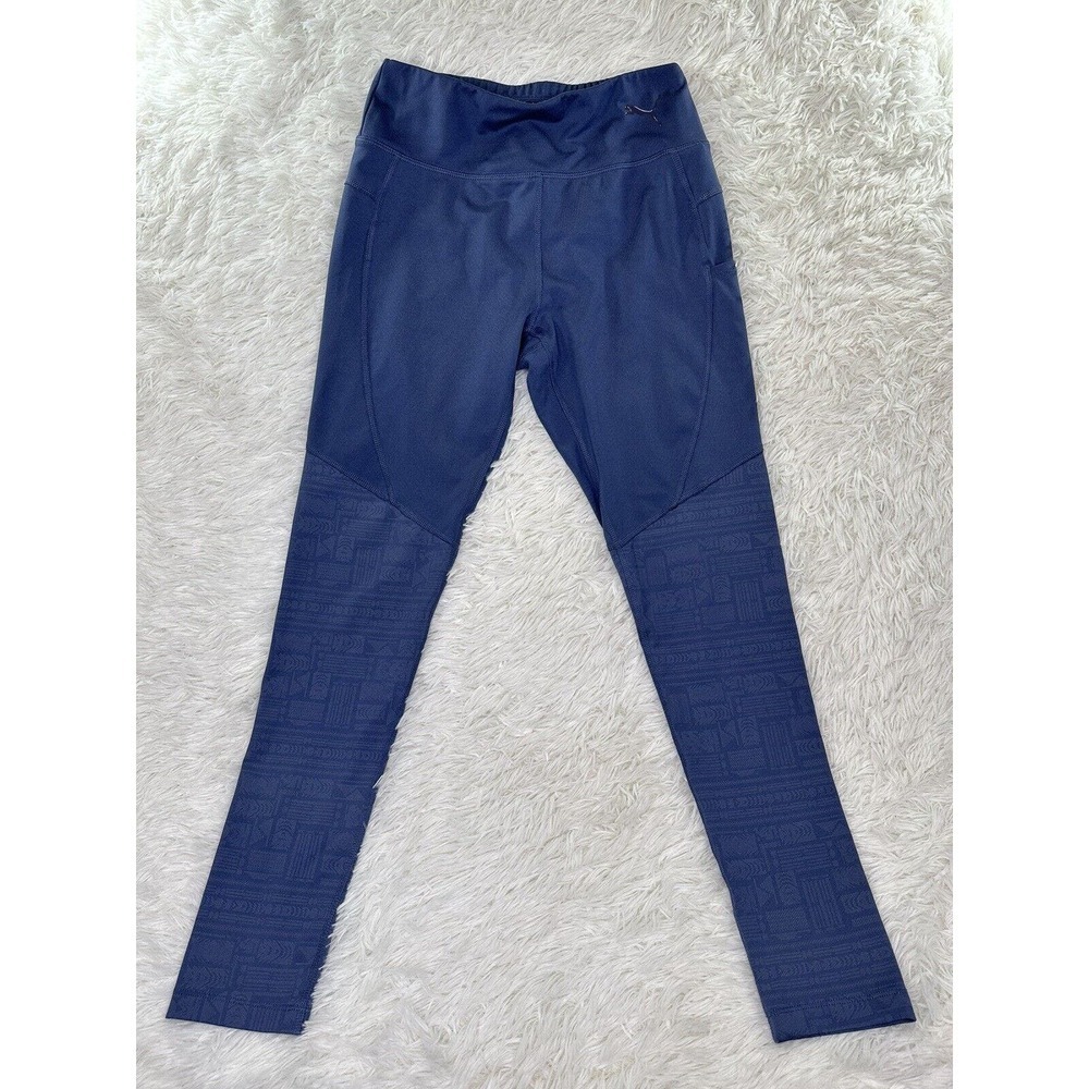 Puma‎ Blue Women’s Activewear Leggings Sport Gym Running Exercise Pants Size S